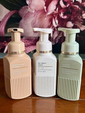 NEW 3-Pc Foaming Hand Soap Bath & Body Works